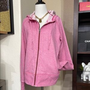 Patagonia Pink Zip-Up Hooded Utility Jacket